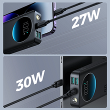 Заредете изображение във визуализатора на галерията – Joyroom powerbank 10000mAh 30W black (JR-PBF01)
