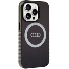 Заредете изображение във визуализатора на галерията – Audi IML Big Logo MagSafe case for iPhone 15 Pro - black
