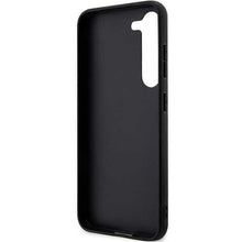 Заредете изображение във визуализатора на галерията – Karl Lagerfeld KLHCS23MSAKLHPK S23+ S916 hardcase black/black Saffiano Mono Metal Logo
