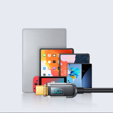Заредете изображение във визуализатора на галерията – Joyroom USB C - USB C 100W cable for fast charging and data transfer 1.2 m black (S-CC100A4)
