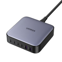 Заредете изображение във визуализатора на галерията – Ugreen 200W PPS multi-port charger 4 x USB Type C / 2 x USB-A gray (CD271)
