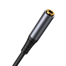 Заредете изображение във визуализатора на галерията – Joyroom stereo audio cable AUX 3.5 mm mini jack (male) - mini jack (female) 1.2 m black (SY-A09)
