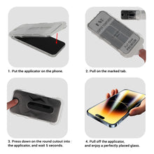 Заредете изображение във визуализатора на галерията – Tempered Glass Full Glue Easy-Stick Box for IPHONE 12 PRO MAX BLACK
