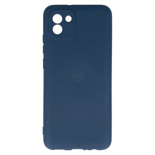 Заредете изображение във визуализатора на галерията – Vennus Silicone Heart Case for Samsung Galaxy A03 design 1 navy
