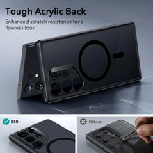 Заредете изображение във визуализатора на галерията – ESR Classic Hybrid Halolock case for Samsung Galaxy S24 Ultra - transparent and black
