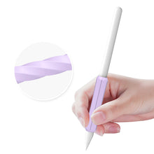 Заредете изображение във визуализатора на галерията – Stoyobe Silicone Holder silicone holder for Apple Pencil 1 / Apple Pencil 2 / Huawei M-Pencil pink
