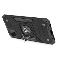 Заредете изображение във визуализатора на галерията – Wozinsky Ring Armor Case Kickstand Tough Rugged Cover for Samsung Galaxy A22 4G pink

