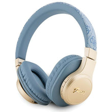 Заредете изображение във визуализатора на галерията – Original Bluetooth Headphones GUESS 4G Script GUBH604GEMB blue
