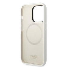 Заредете изображение във визуализатора на галерията – Karl Lagerfeld KLHMP14LSNCHBCH iPhone 14 Pro 6.1" hardcase white/white Silicone Choupette MagSafe
