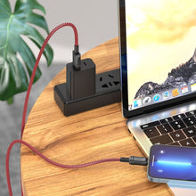 Заредете изображение във визуализатора на галерията – HOCO cable USB to iPhone Lightning 8-pin 2,4A Leader X94 red
