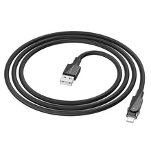 Заредете изображение във визуализатора на галерията – Borofone Cable BU41 Kelly - USB to Lightning - 2,4A 1,2 metres black

