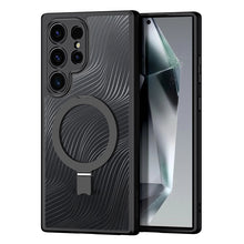 Заредете изображение във визуализатора на галерията – Dux Ducis Aimo Mag armored MagSafe case for Samsung Galaxy S24 Ultra - black
