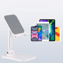 Заредете изображение във визуализатора на галерията – Wozinsky Desk Phone Stand Tablet Stand Foldable White (WFDPS-W1)
