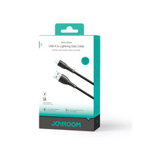 Заредете изображение във визуализатора на галерията – Joyroom Starry Series SA32-AL3 3A USB-A / Lightning cable 1m - black
