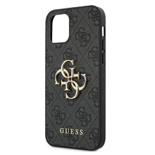 Заредете изображение във визуализатора на галерията – Guess GUHCP12L4GMGGR iPhone 12 Pro Max 6,7" szary/grey hardcase 4G Big Metal Logo
