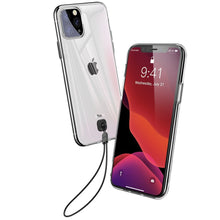 Заредете изображение във визуализатора на галерията – Baseus Transparent Key Phone Case For iP11 Pro Max 6.5inchTransparent Black (WIAPIPH65S-QA01) - TopMag
