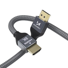 Заредете изображение във визуализатора на галерията – Wozinsky cable HDMI 2.1 8K 60 Hz 48 Gbps / 4K 120 Hz / 2K 144 Hz 5 m silver (WHDMI-50) - TopMag
