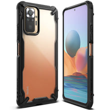 Заредете изображение във визуализатора на галерията – Ringke Fusion X durable PC Case with TPU Bumper for Xiaomi Redmi Note 10 Pro black (FXXI0035) - TopMag

