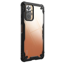 Заредете изображение във визуализатора на галерията – Ringke Fusion X durable PC Case with TPU Bumper for Xiaomi Redmi Note 10 Pro black (FXXI0035) - TopMag
