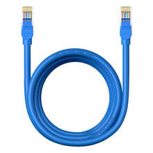 Заредете изображение във визуализатора на галерията – Baseus High Speed ​​Cat 6 RJ-45 1000Mb/s Ethernet cable 3m round - blue
