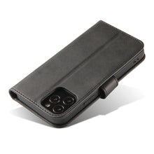 Заредете изображение във визуализатора на галерията – Magnet Case elegant bookcase type case with kickstand for Xiaomi Poco M3 black - TopMag
