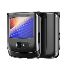 Заредете изображение във визуализатора на галерията – Plating Case hard case Electroplating frame Cover for Motorola Razr 5G black - TopMag
