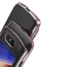 Заредете изображение във визуализатора на галерията – Plating Case hard case Electroplating frame Cover for Motorola Razr 5G black - TopMag
