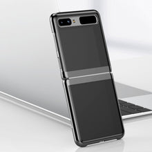 Заредете изображение във визуализатора на галерията – Plating Case hard case Electroplating frame Cover for Samsung Galaxy Z Flip pink - TopMag
