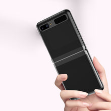 Заредете изображение във визуализатора на галерията – Plating Case hard case Electroplating frame Cover for Samsung Galaxy Z Flip pink - TopMag

