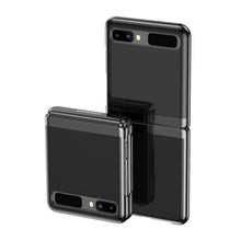 Заредете изображение във визуализатора на галерията – Plating Case hard case Electroplating frame Cover for Samsung Galaxy Z Flip black - TopMag
