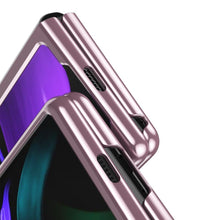 Заредете изображение във визуализатора на галерията – Plating Case hard case Electroplating frame Cover for Samsung Galaxy Z Fold 2 5G blue - TopMag
