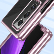 Заредете изображение във визуализатора на галерията – Plating Case hard case Electroplating frame Cover for Samsung Galaxy Z Fold 2 5G blue - TopMag
