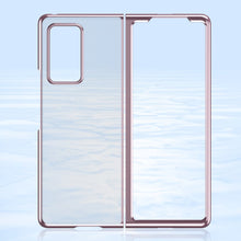 Заредете изображение във визуализатора на галерията – Plating Case hard case Electroplating frame Cover for Samsung Galaxy Z Fold 2 5G blue - TopMag
