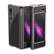 Заредете изображение във визуализатора на галерията – Plating Case hard case Electroplating frame Cover for Samsung Galaxy Fold pink - TopMag
