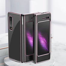 Заредете изображение във визуализатора на галерията – Plating Case hard case Electroplating frame Cover for Samsung Galaxy Fold pink - TopMag

