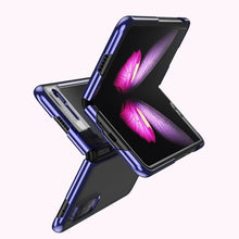 Заредете изображение във визуализатора на галерията – Plating Case hard case Electroplating frame Cover for Samsung Galaxy Fold pink - TopMag
