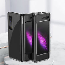 Заредете изображение във визуализатора на галерията – Plating Case hard case Electroplating frame Cover for Samsung Galaxy Fold black - TopMag
