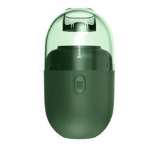 Заредете изображение във визуализатора на галерията – Baseus C2 mini Desktop Capsule Vacuum Cleaner (Dry Battery) green (CRXCQC2A-06) - TopMag
