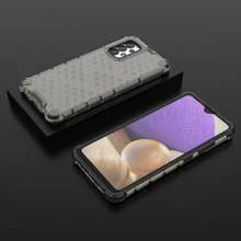 Заредете изображение във визуализатора на галерията – Honeycomb Case armor cover with TPU Bumper for Samsung Galaxy A32 4G black - TopMag
