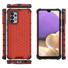 Заредете изображение във визуализатора на галерията – Honeycomb Case armor cover with TPU Bumper for Samsung Galaxy A32 4G red - TopMag
