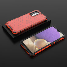 Заредете изображение във визуализатора на галерията – Honeycomb Case armor cover with TPU Bumper for Samsung Galaxy A32 4G red - TopMag
