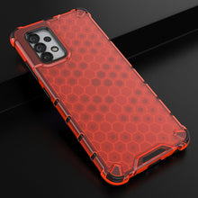 Заредете изображение във визуализатора на галерията – Honeycomb Case armor cover with TPU Bumper for Samsung Galaxy A32 4G red - TopMag
