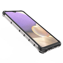 Заредете изображение във визуализатора на галерията – Honeycomb Case armor cover with TPU Bumper for Samsung Galaxy A32 4G transparent - TopMag
