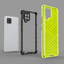 Заредете изображение във визуализатора на галерията – Honeycomb Case armor cover with TPU Bumper for Samsung Galaxy A42 5G green - TopMag
