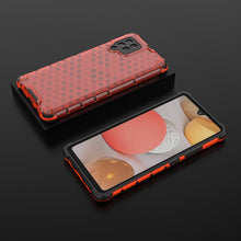 Заредете изображение във визуализатора на галерията – Honeycomb Case armor cover with TPU Bumper for Samsung Galaxy A42 5G red - TopMag
