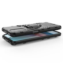 Заредете изображение във визуализатора на галерията – Ring Armor Case Kickstand Tough Rugged Cover for Xiaomi Redmi Note 10 / Redmi Note 10S blue - TopMag
