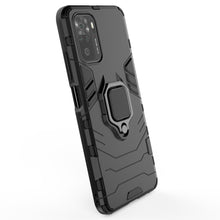 Заредете изображение във визуализатора на галерията – Ring Armor Case Kickstand Tough Rugged Cover for Xiaomi Redmi Note 10 / Redmi Note 10S blue - TopMag
