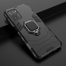 Заредете изображение във визуализатора на галерията – Ring Armor Case Kickstand Tough Rugged Cover for Xiaomi Redmi Note 10 / Redmi Note 10S blue - TopMag
