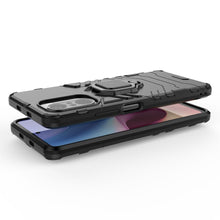 Заредете изображение във визуализатора на галерията – Ring Armor Case Kickstand Tough Rugged Cover for Xiaomi Redmi K40 Pro+ / K40 Pro / K40 / Poco F3 black - TopMag
