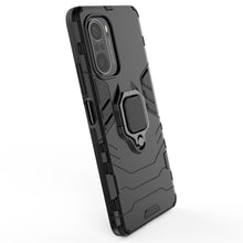 Заредете изображение във визуализатора на галерията – Ring Armor Case Kickstand Tough Rugged Cover for Xiaomi Redmi K40 Pro+ / K40 Pro / K40 / Poco F3 black - TopMag
